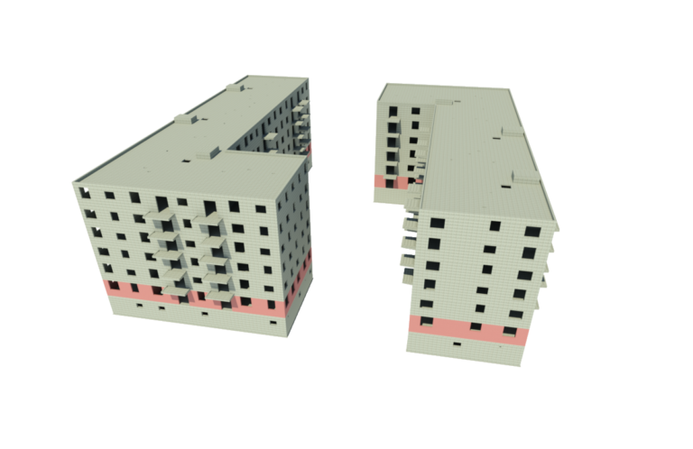 3D Model Senftenberger 03 - Lossen Ingenieure BIM Planung
