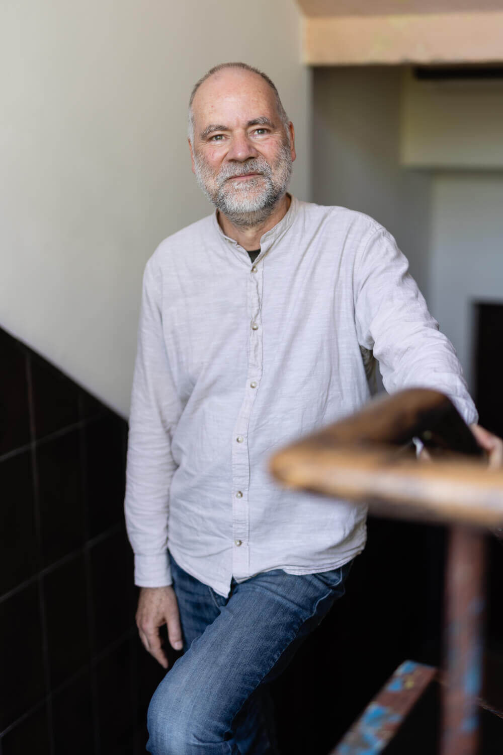 Porträt Peter Schulze, Energieberatung und Nachhaltigkeit bei lossen ingenieure in Berlin